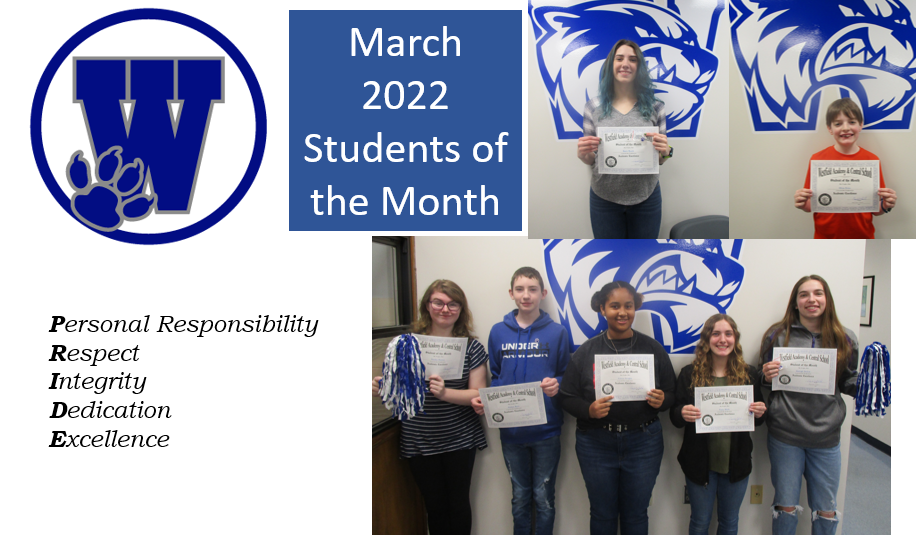 Students of the Month - March 2022