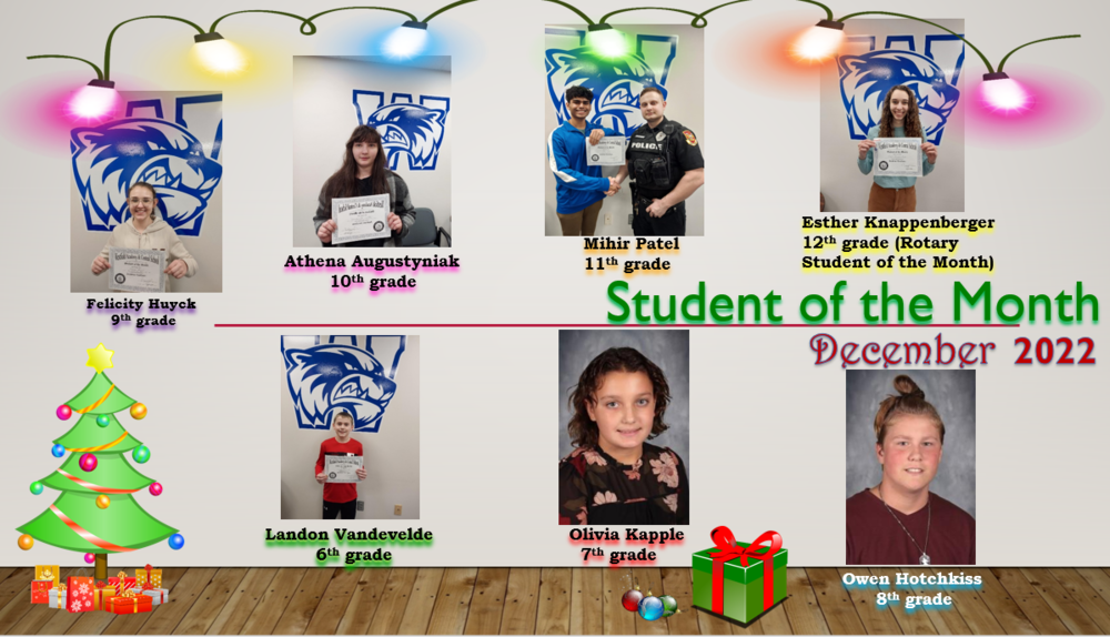 December Students of the Month