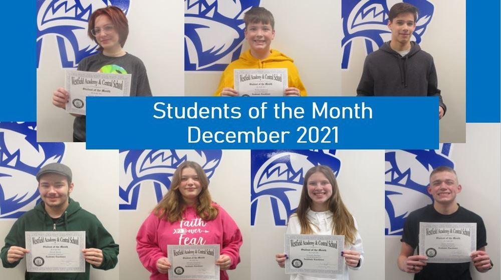 Student of the Month - December 2021