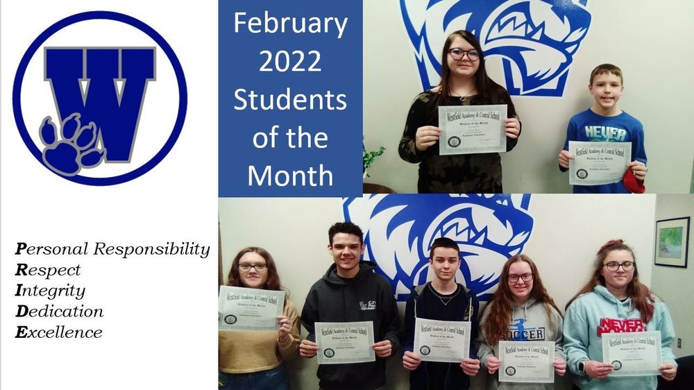Students of the Month - Feb 2022