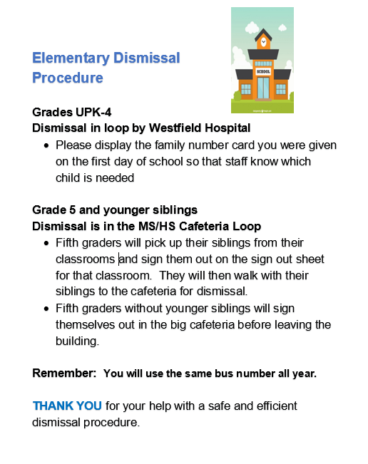 Elementary Dismissal for Car Riders