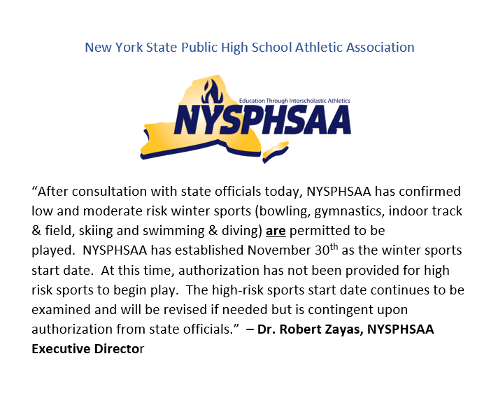 NYSPHSAA Update Winter Nov102020